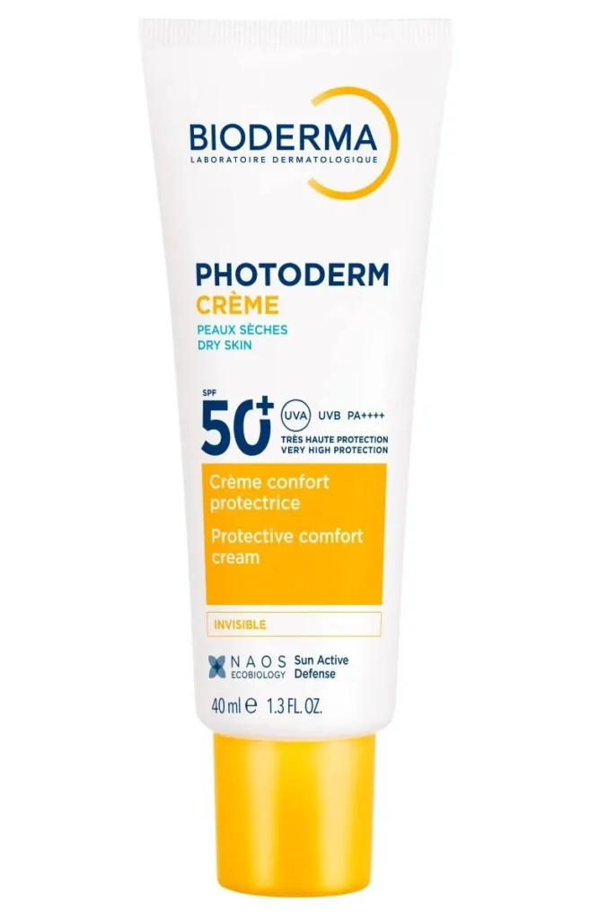 Биодерма Фотодерм Слънцезащитен крем за чувствителна суха кожа SPF50+ 40 мл