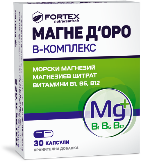 Магне Д‘оро В-Комплекс капсули
