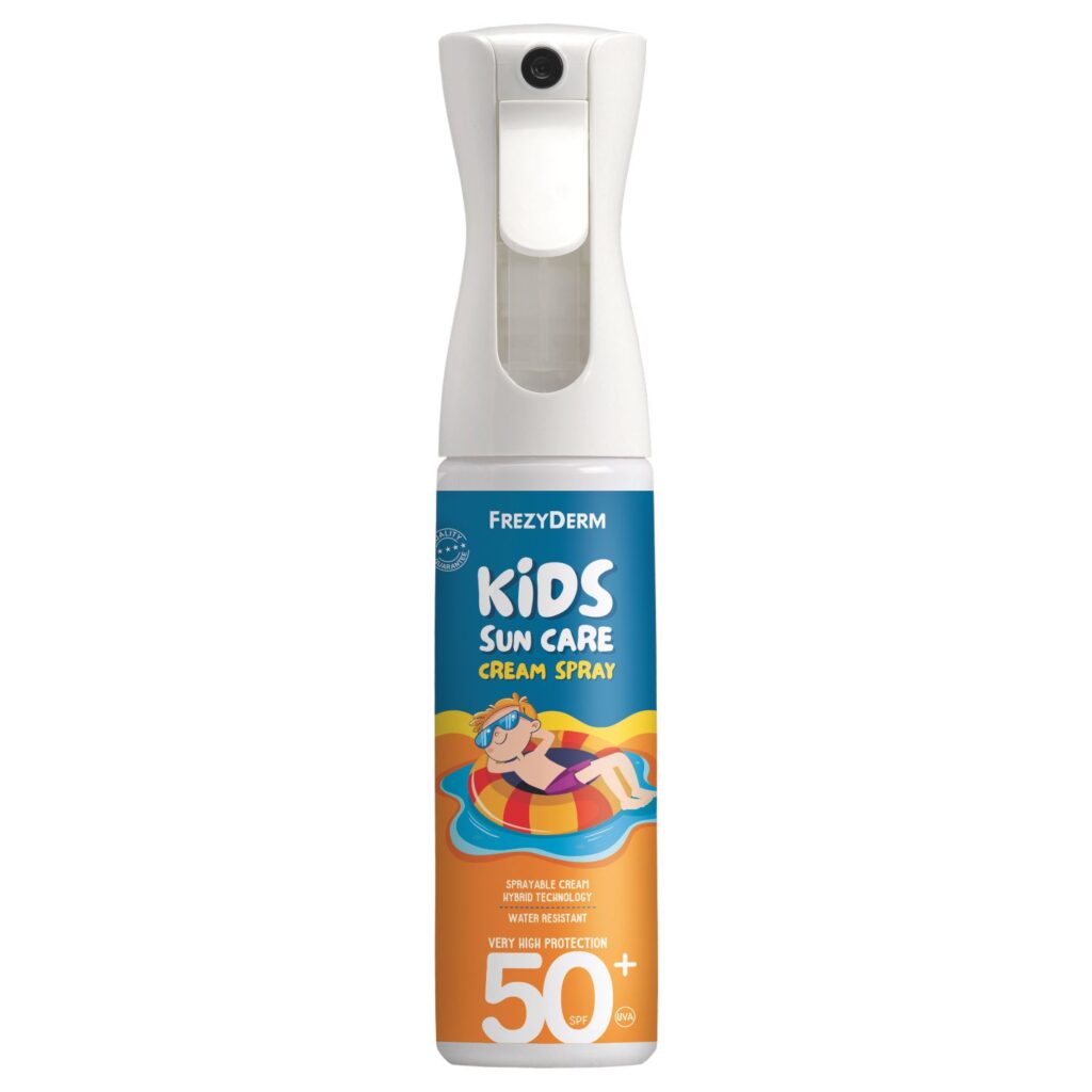 Фрезидерм Детски слънцезащитен крем спрей за лице и тяло  SPF50+ 275 мл