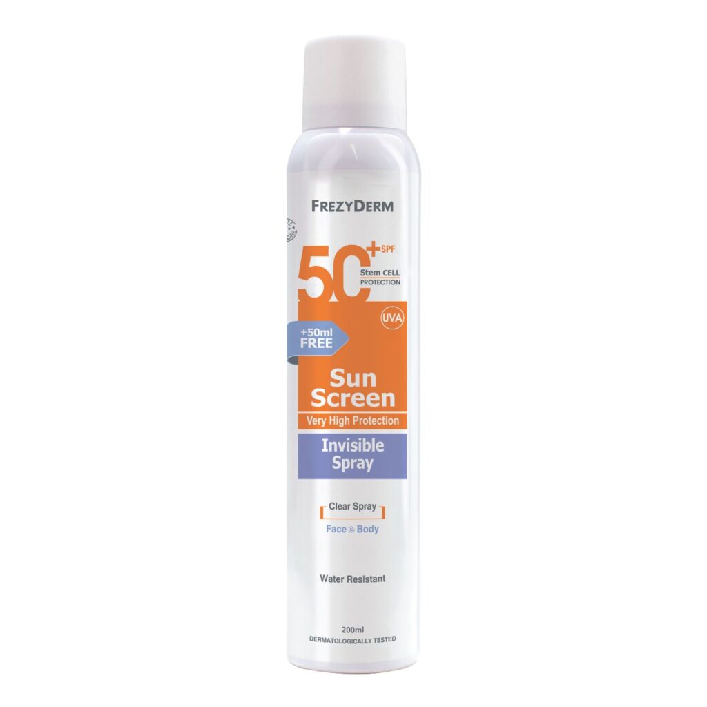 Фрезидерм Слънцезащитен невидим спрей SPF50+ 200 мл