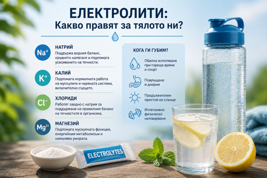 Дехидратацията през лятото: симптоми, превенция и кога са необходими електролити 1 Дехидратацията и електролитите